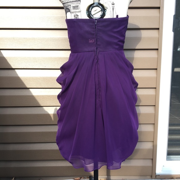 *Free Shipping* NWT Purple Ruffled Dress - Picture 3 of 4